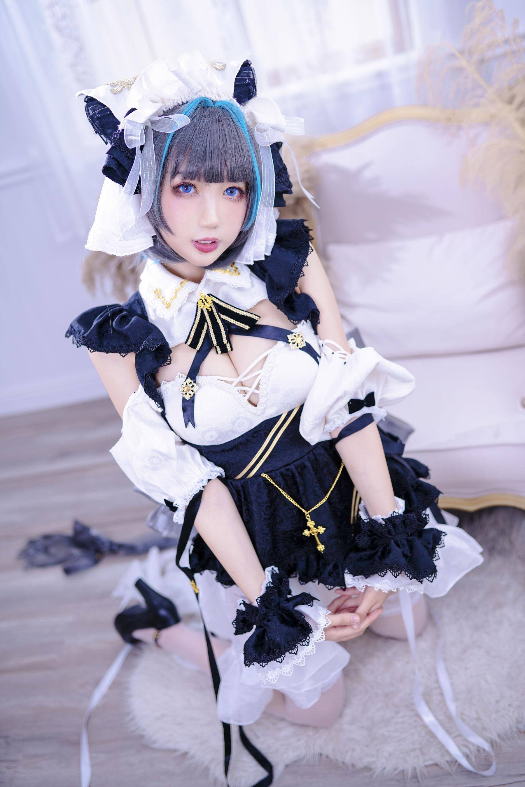 [COS福利] 周叽是可爱兔兔 – 柴郡猫猫 写真套图(30)