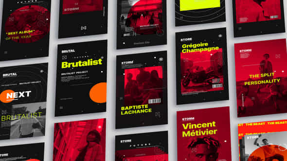 Brutalist Stories - VideoHive 34883698