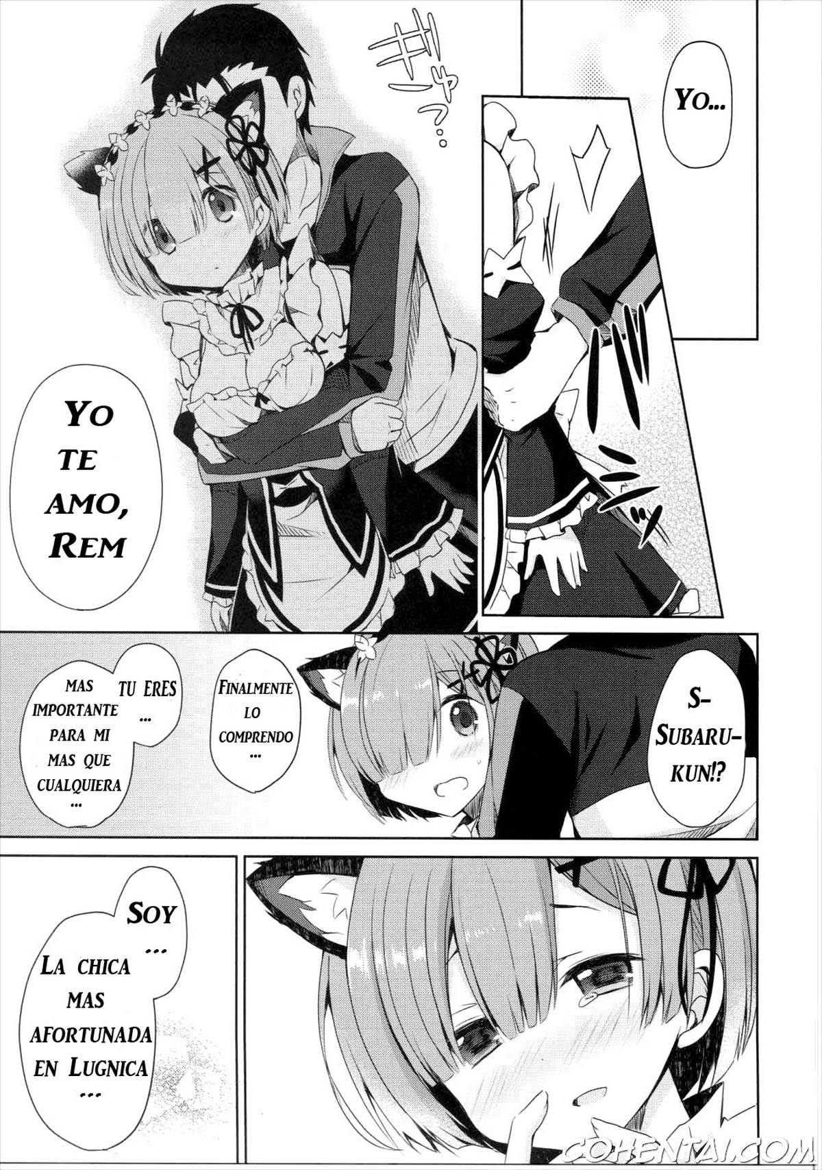 Rem Nyan wa Hatsujouki (Re:Zero kara Hajimeru Isekai Seikatsu) xxx comics manga porno doujin hentai español sexo 