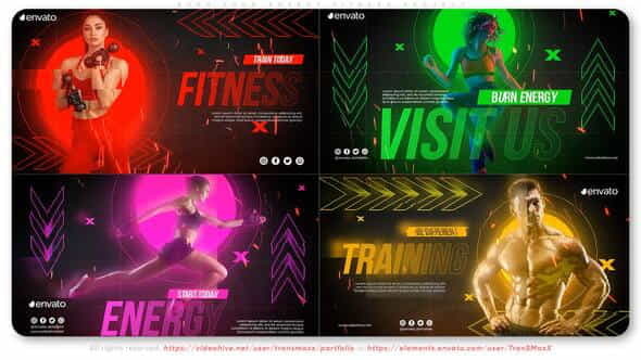 Burn Your Energy Fitness Project - VideoHive 37063642