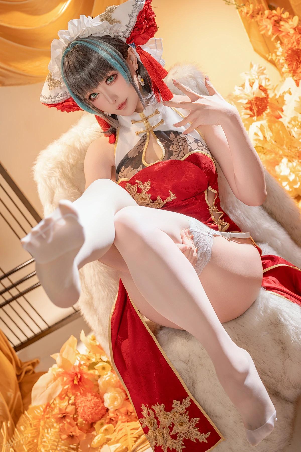 Cosplay 星之迟迟Hoshilily – 碧蓝航线柴郡(11)