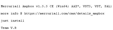 Mercuriall AmpBox v1.3.3 CE-VR
