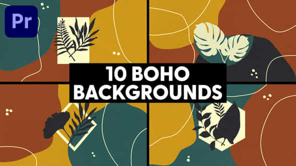 Boho Backgrounds - VideoHive 47784195