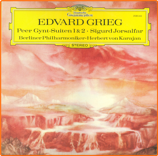 Grieg Peer Gynt Suiten 1 & 2 • Sigurd Jorsalfar Berliner Philharmoniker, Herbert Von Karajan Vinyl TJpLBh42_o