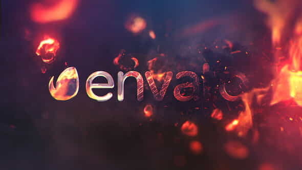 Burn Logo 4K - VideoHive 25972836