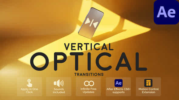 Vertical Optical Transitions For After Effects - VideoHive 57832996