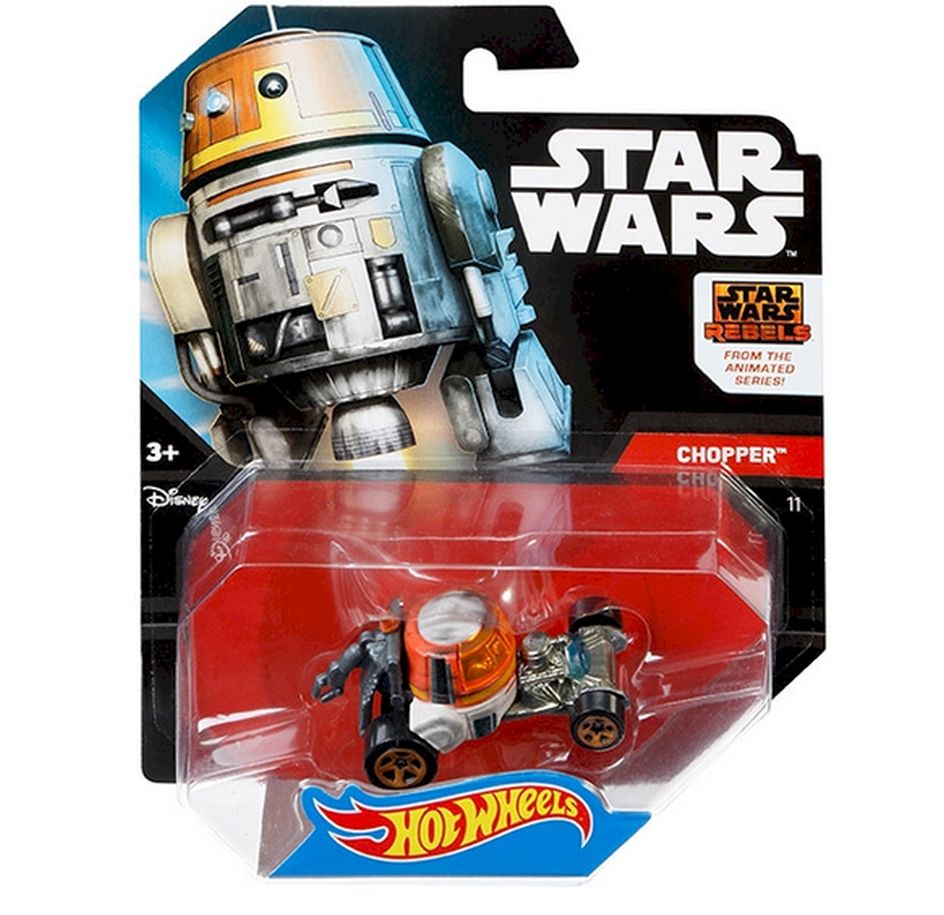 HOT WHEELS STAR WARS REBELS CHOPPER CHARACTER CAR