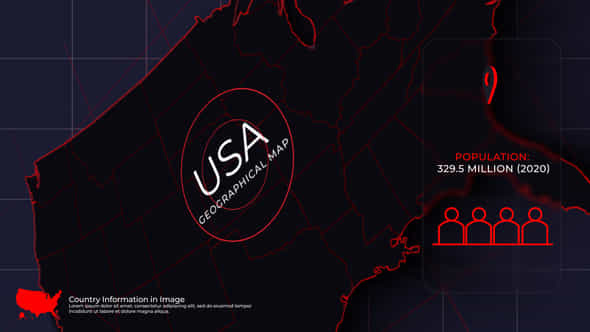 USA Map Promo - VideoHive 39184682
