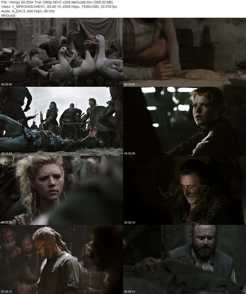 Vikings S01E04 Trial 1080p HEVC x265-MeGusta