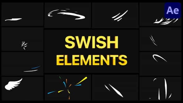 Swish Elements | After Effects - VideoHive 34045291