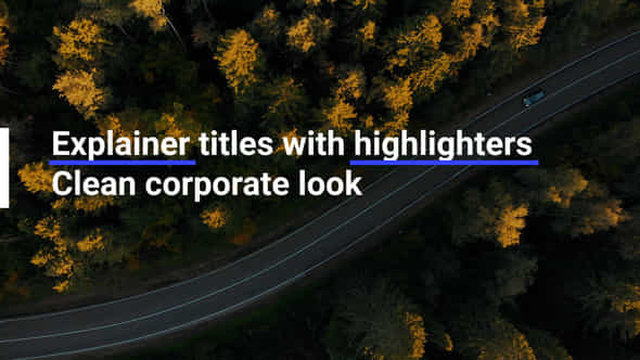 Explainer Highlight Titles - VideoHive 36045547