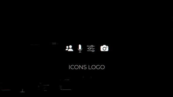 Icons Logo Reveal | Grunge - VideoHive 23944977