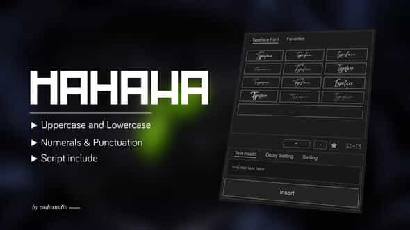 Animated Typeface Mahawa - VideoHive 58903244