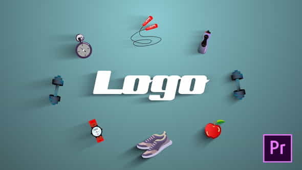 Gym Fitness Logo - VideoHive 30018675