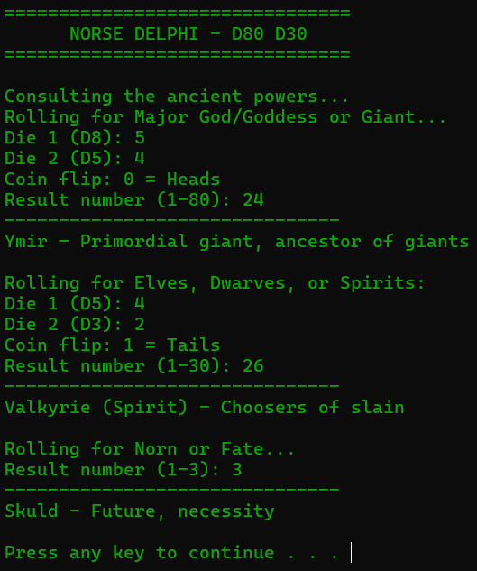 Norse Delphi D80 D30 Preview