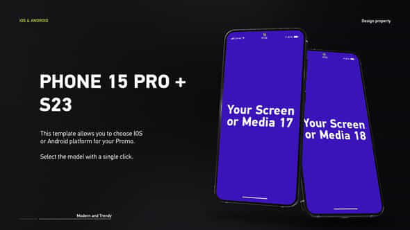 Phone 15 Pro S23 App Promo - VideoHive 50415868