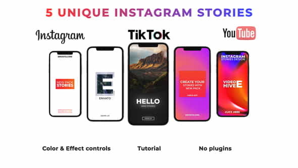Instagram Stories | Clean and - VideoHive 36748671