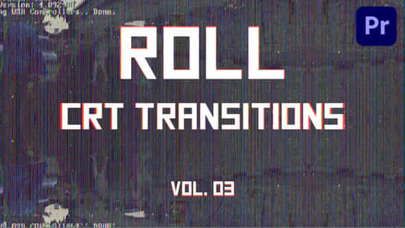 CRT Roll Transitions - VideoHive 46488250