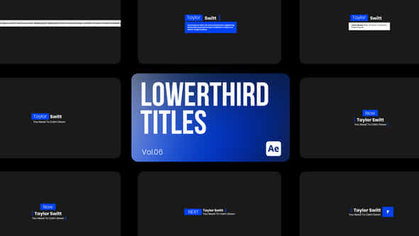 Lowerthird Titles 06 - VideoHive 44311616