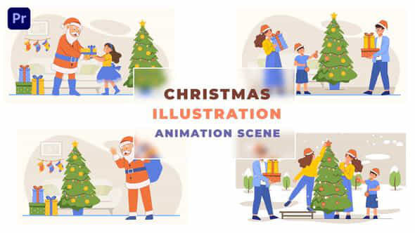 Christmas Function Animation - VideoHive 43664375