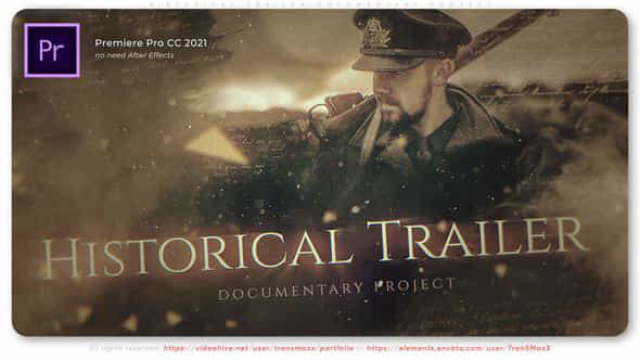 Historical Trailer Documentary - VideoHive 47301558