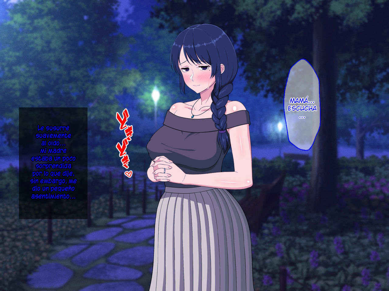 [Haruharutei] Sabishigari Bijin Haha wa Musuko to no Aiyoku Sex ni Oboreru [Spanish]