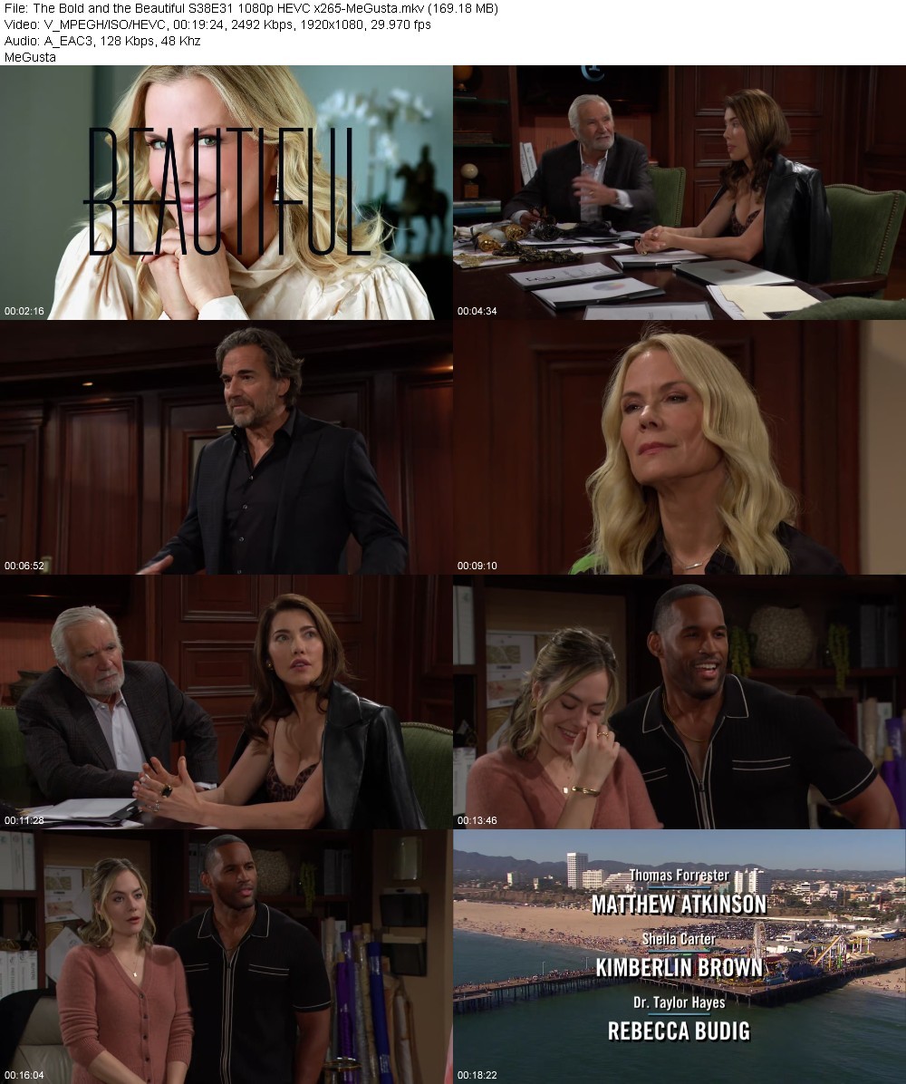 The Bold and the Beautiful S38E31 1080p HEVC x265-MeGusta