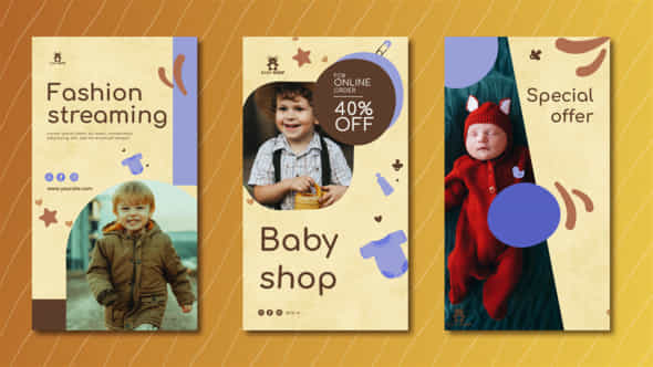 Baby Shop Sale - VideoHive 45506101