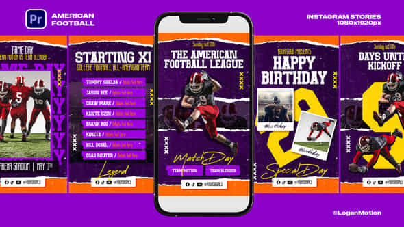 American Football - VideoHive 46060267