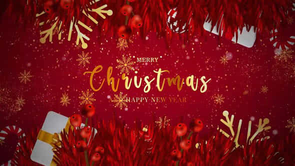 Merry Christmas And Happy New Year Opener 3 - VideoHive 49409437