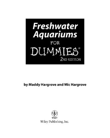 Freshwater Aquariums For Dummies