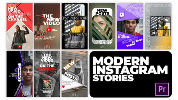 Modern Instagram Stories - VideoHive 34122630