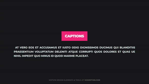 Titles - Captions - VideoHive 36360071