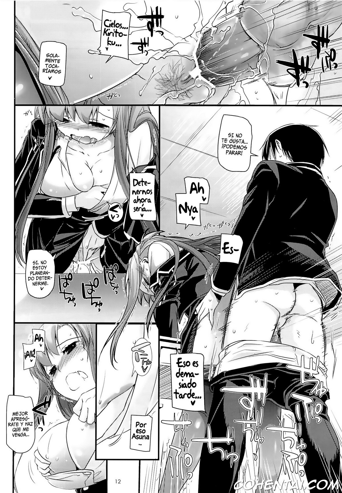 D.L. action 74 (Sword Art Online) xxx comics manga porno doujin hentai español sexo Asuna Yuuki Kazuto Kirigaya | Kirito Sword Art Online