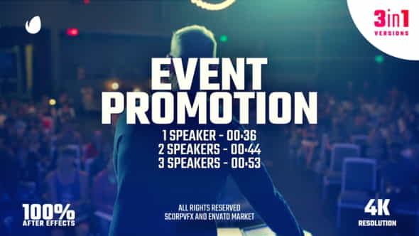 Event Promo 123 speakers - VideoHive 24353658