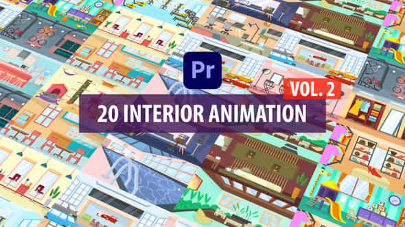 Interior Background Scenes Vol2 Premiere Pro Mogrt | VideoHive 32342417