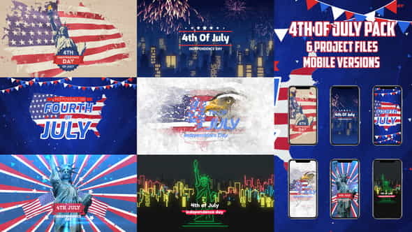 4th of July Pack - VideoHive 24080538