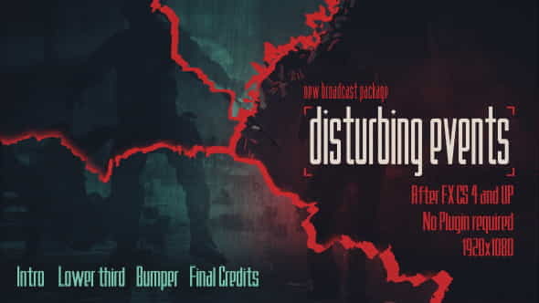 Disturbing Events - VideoHive 18035607