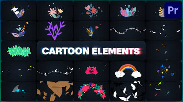 Cartoon Elements - VideoHive 48474872