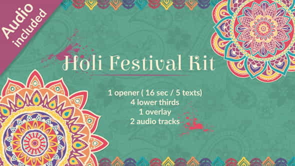 Holi Festival of Colors Kit - VideoHive 19483705