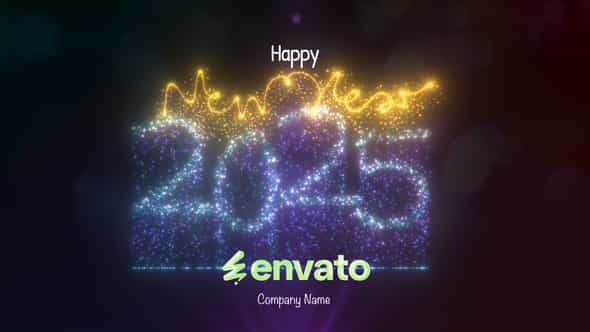 2025 Happy New Year - VideoHive 55686094