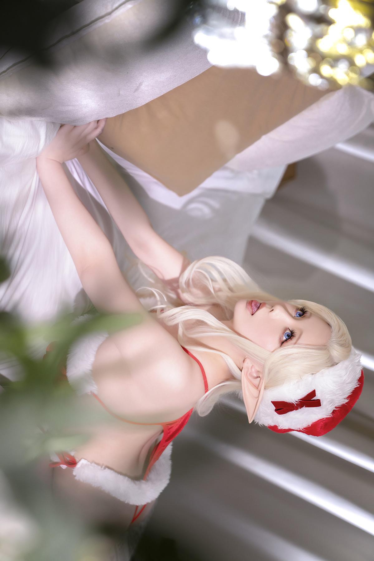 Cosplay 星之迟迟Hoshilily 圣诞精灵篇B 圣诞老人 Set.01(29)