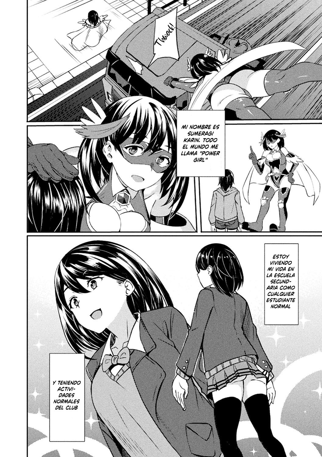 Power Girl JK Super Heroine no Saiin Darakuki Chapter 1 - 3