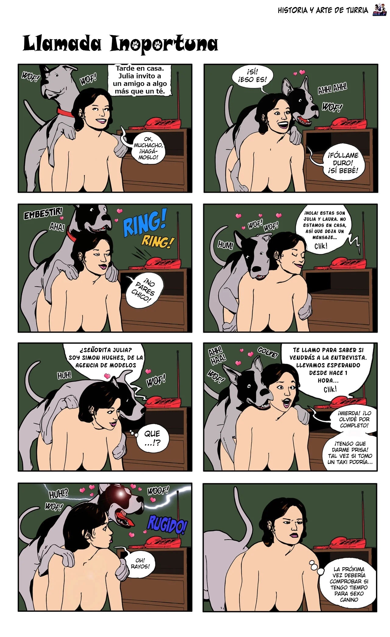 New Comic Strips (dog) _ Nuevas Tiras Comicas (Perro) - 1