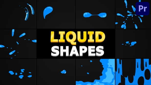 Liquid Shapes | Premiere Pro - VideoHive 33517055