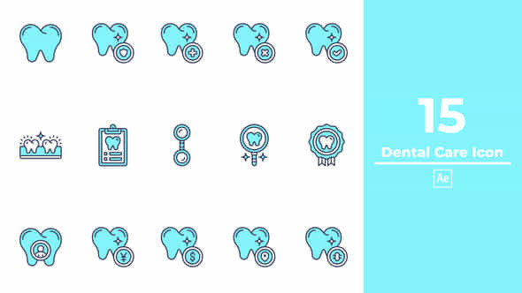 Dental Care Icon After Effects - VideoHive 49172608