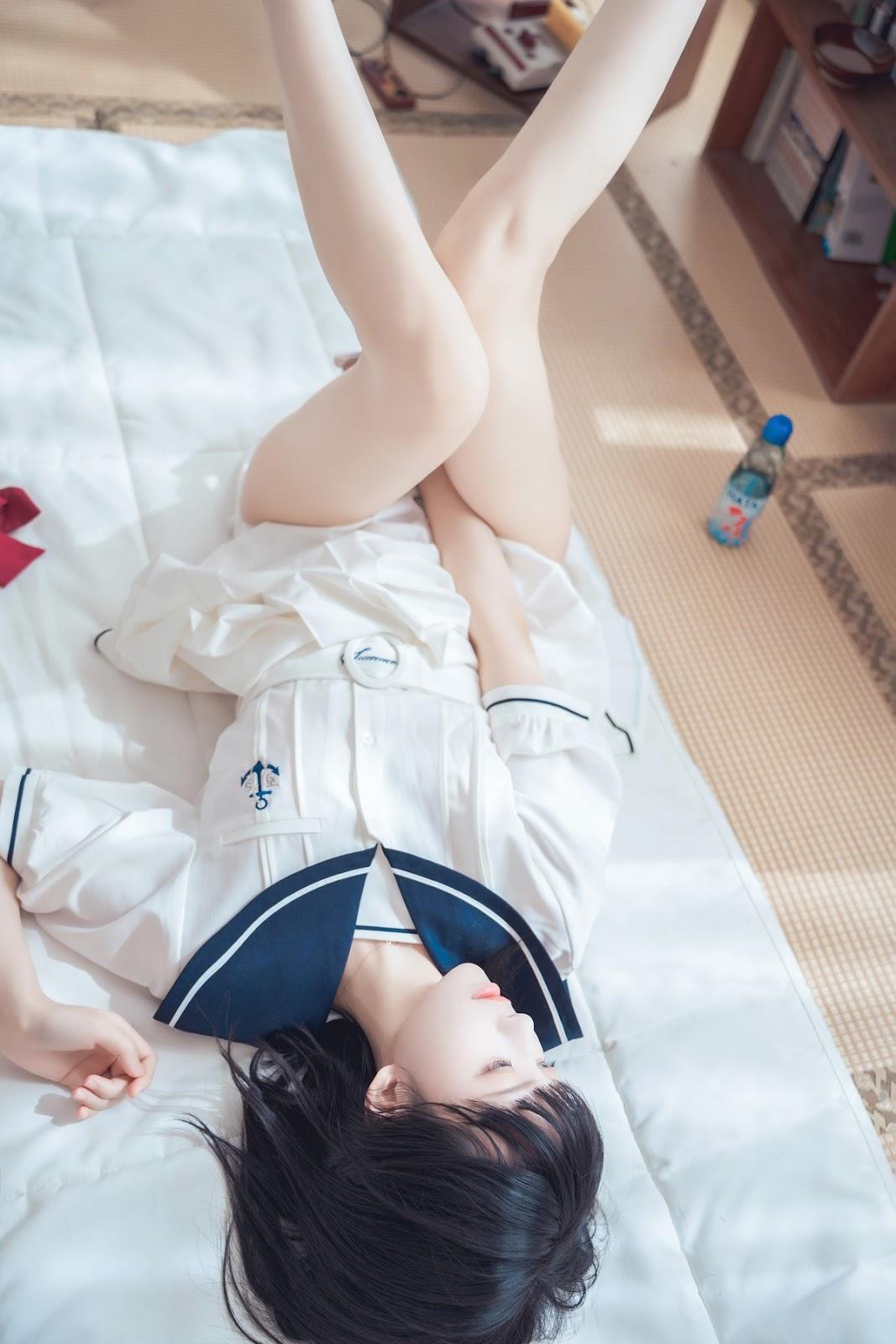 Cosplay 桜桃喵 盛夏制服(32)