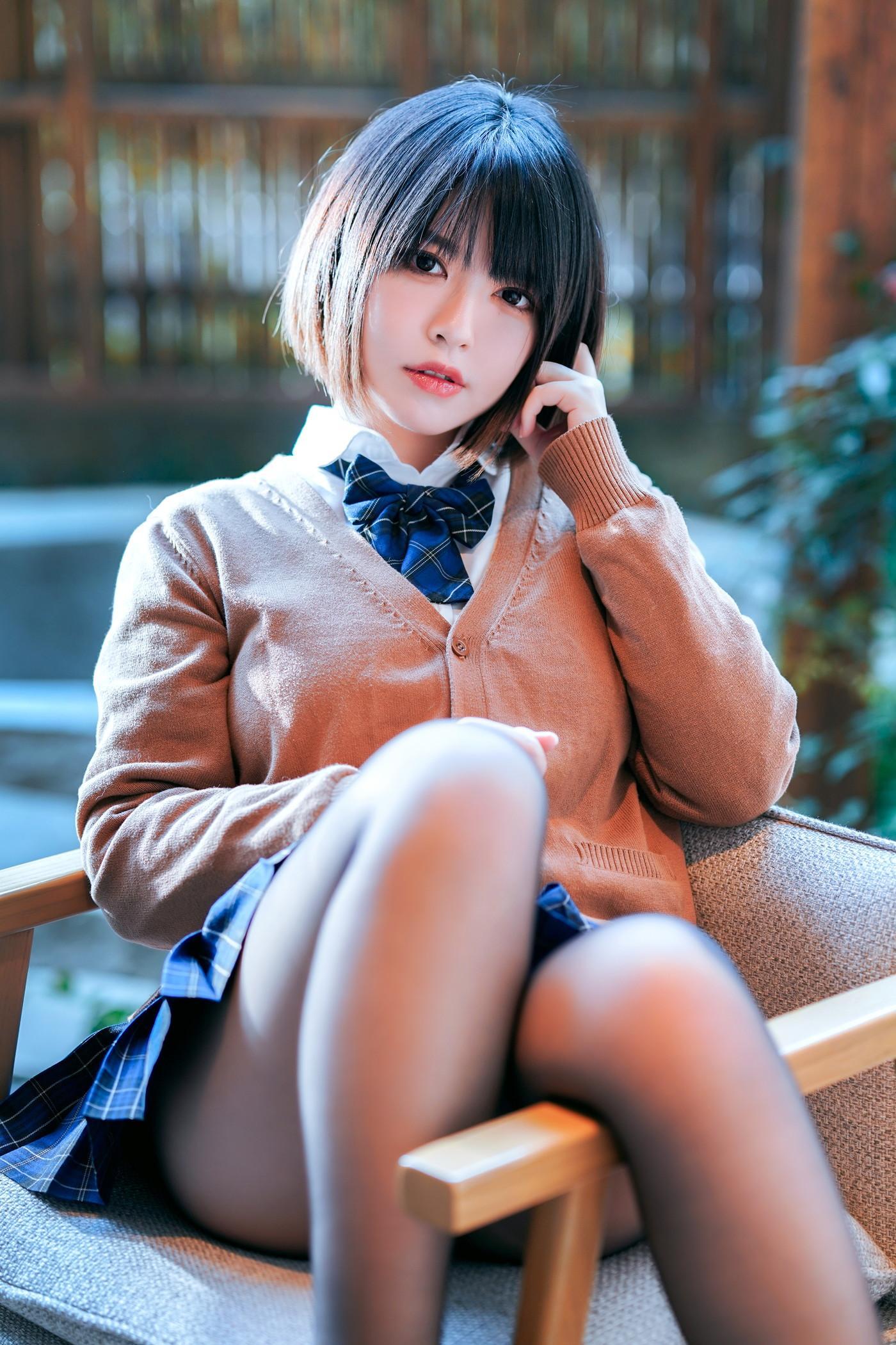 Cosplay 半半子Banbanko 彼女の制服(33)