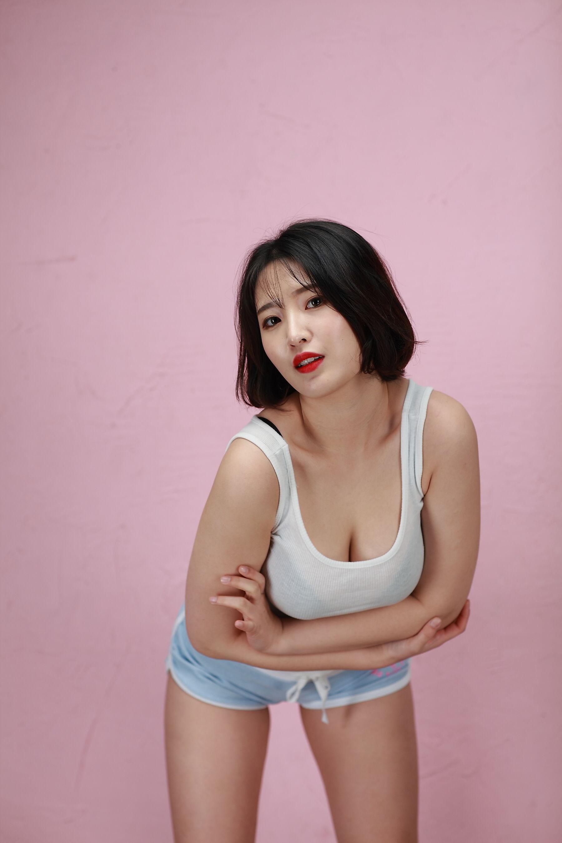 韩模人体 韩模尤娜（유나）人体私拍套图(110)