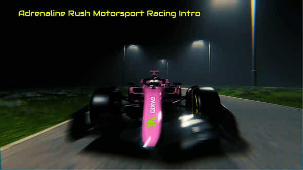 Adrenaline Rush Motorsport Racing Intro - VideoHive 59151272